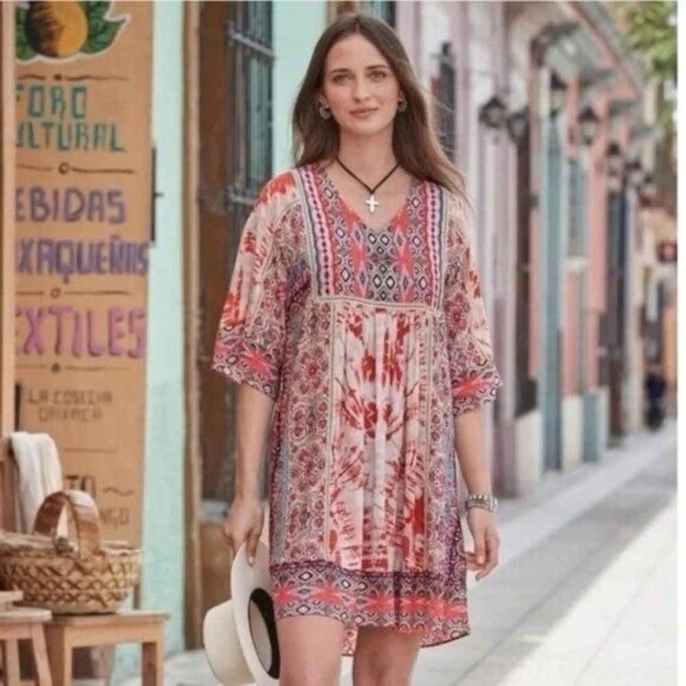 Sundance Wild Provence Bohemia‎ Style Aztec and Aztec tunic style dress